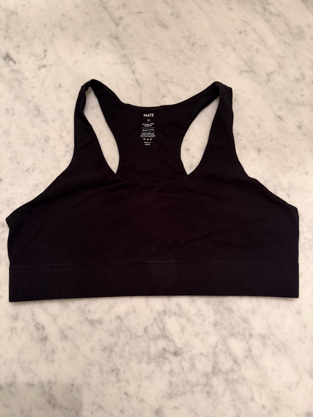 MATE the Label Organic Stretch Sports Bra 2X